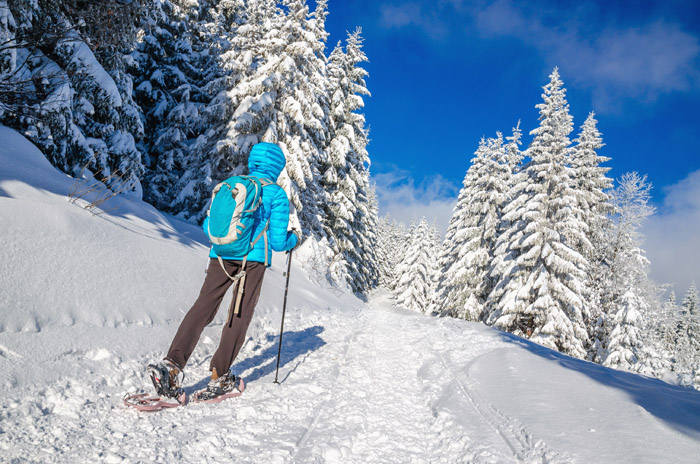 Snowshoeing